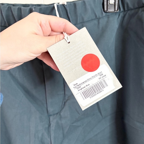 Everlane the performance chino pull on shorts kingfisher blue size XXL new men’s - Picture 5 of 8